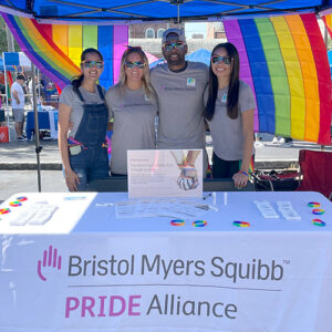 BMS employees at Tampa Pride 2022 event