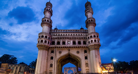 Photo of Charminar gate in Hyderabad, India