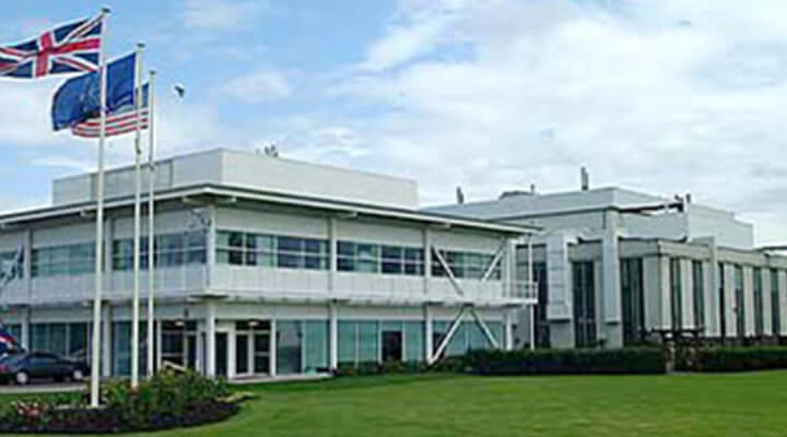 Bristol Myers Squibb building in Moreton