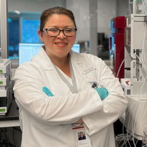 BMS scientist Karen Betancourt-Moreira