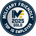 Military Friendly Top 10 Employer Gold 2025