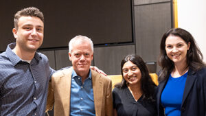 Photo of CEO Chris Boerner with summer interns