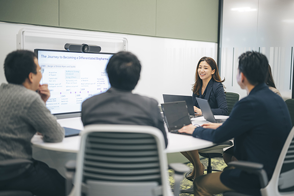 Photo of people in a conference room