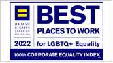 2022 Best Places to Work for LGBTQ+ Equality by Human Rights Campaign