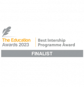Finalist for 2023 Best Intership Programme Award by The Education Awards