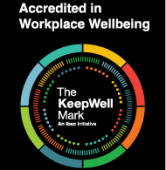 The KeepWell Mark Accredited in Workplace Wellbeing