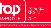 Award logo - Top Employer Spain 2021